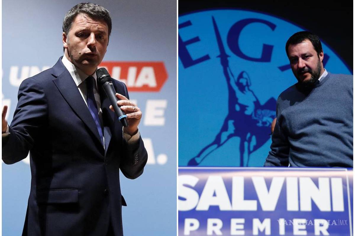 Renzi y Salvini dirigen su artillería electoral a través de redes sociales