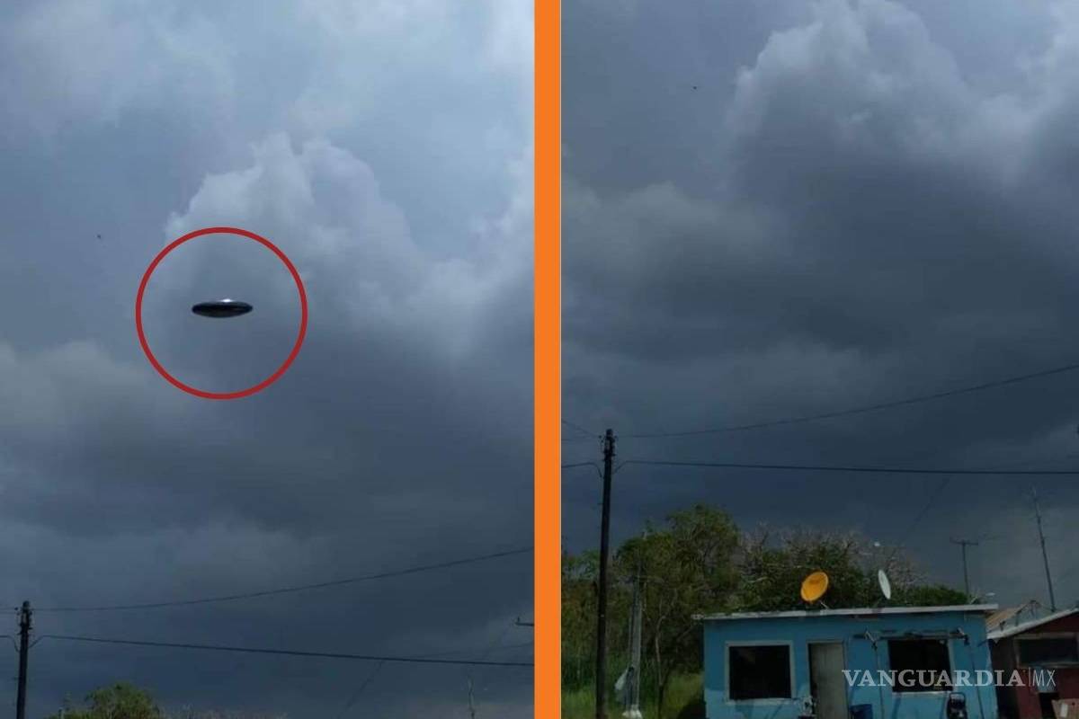 Fotografía de supuesto OVNI en Tamaulipas durante tormenta tropical se hace viral en redes