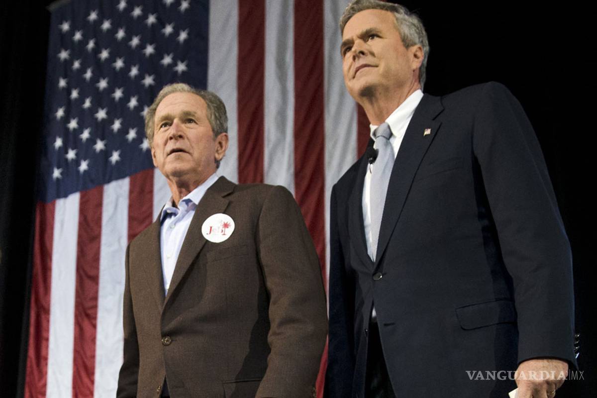 Expresidente George W. Bush reaparece para apoyar a su hermano Jeb