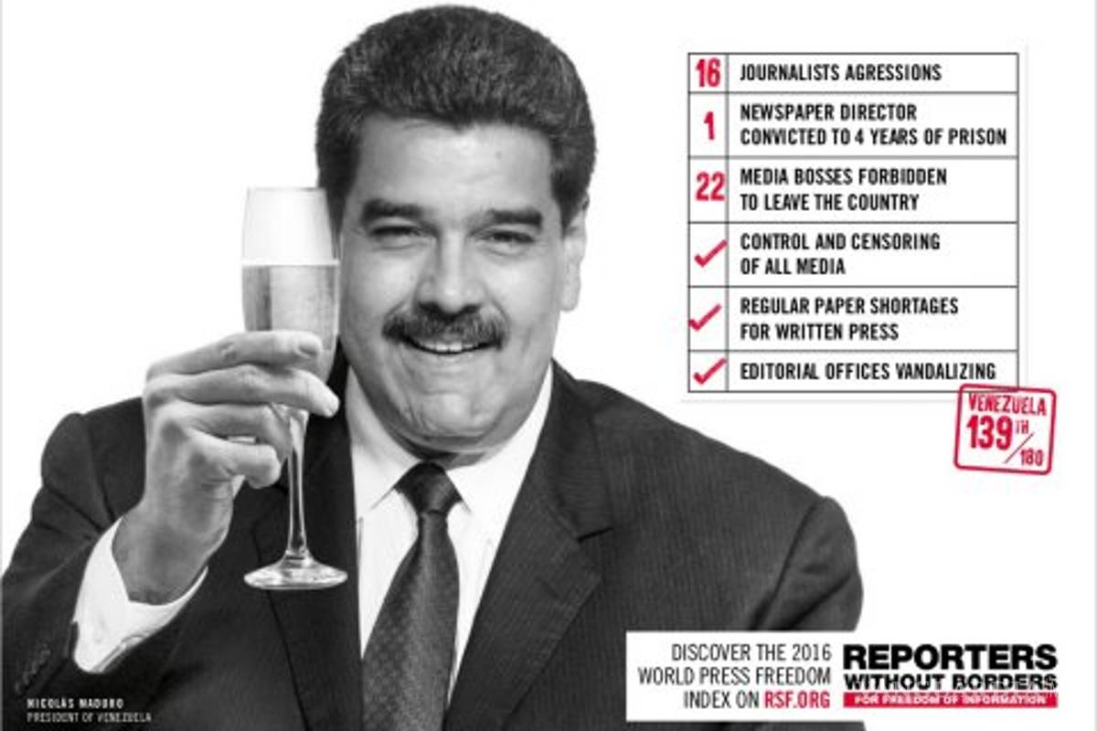 $!Los países que se 'jactan' de limitar la libertad de prensa según RSF