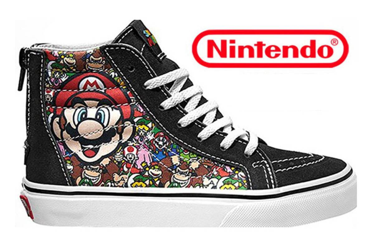 Vans y Nintendo lanzarán línea de tenis para 'gamers'
