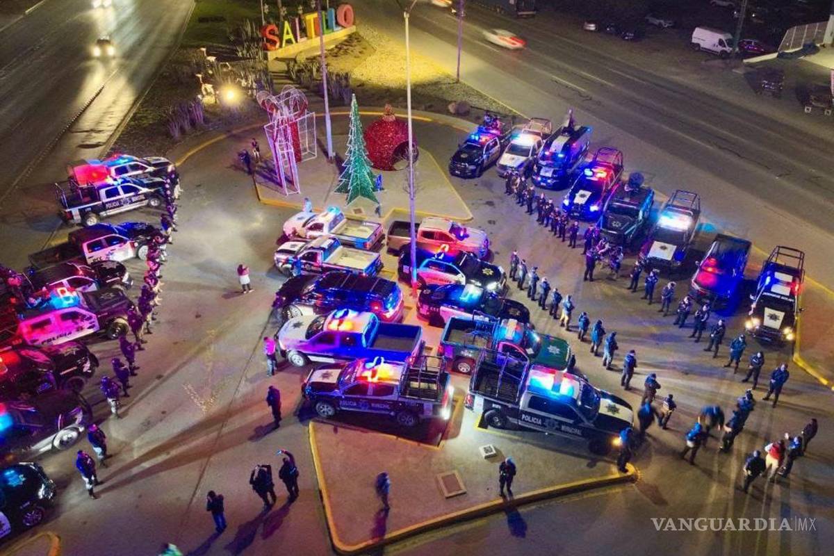 Saltillo: realizan Estado y Municipio operativo conjunto de seguridad