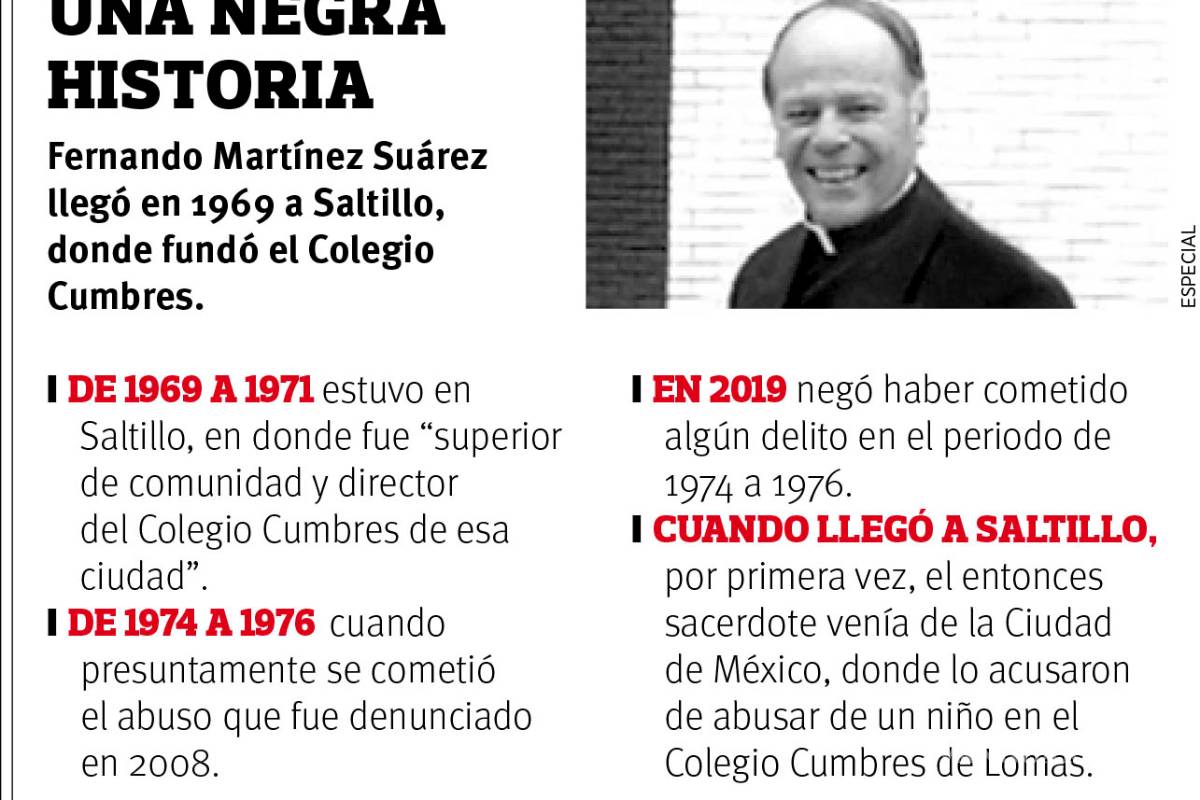 $!En 2008 denunciaron a Fernando Martínez, legionario de Cristo y fundador de Colegio Cumbres por abuso cometido en Saltillo