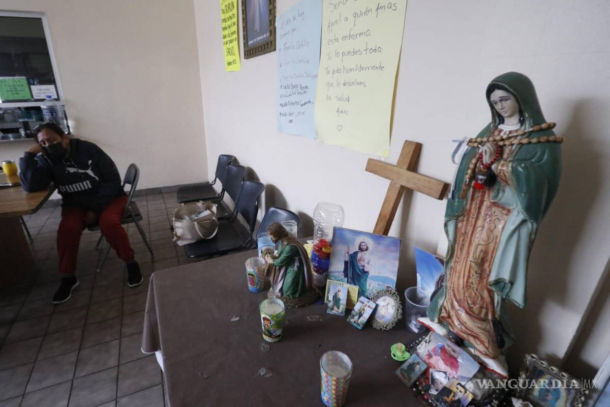 Abuela lleva 20 días en albergue del Hospital del Niño de Saltillo esperando que su nieto se recupere de COVID-19