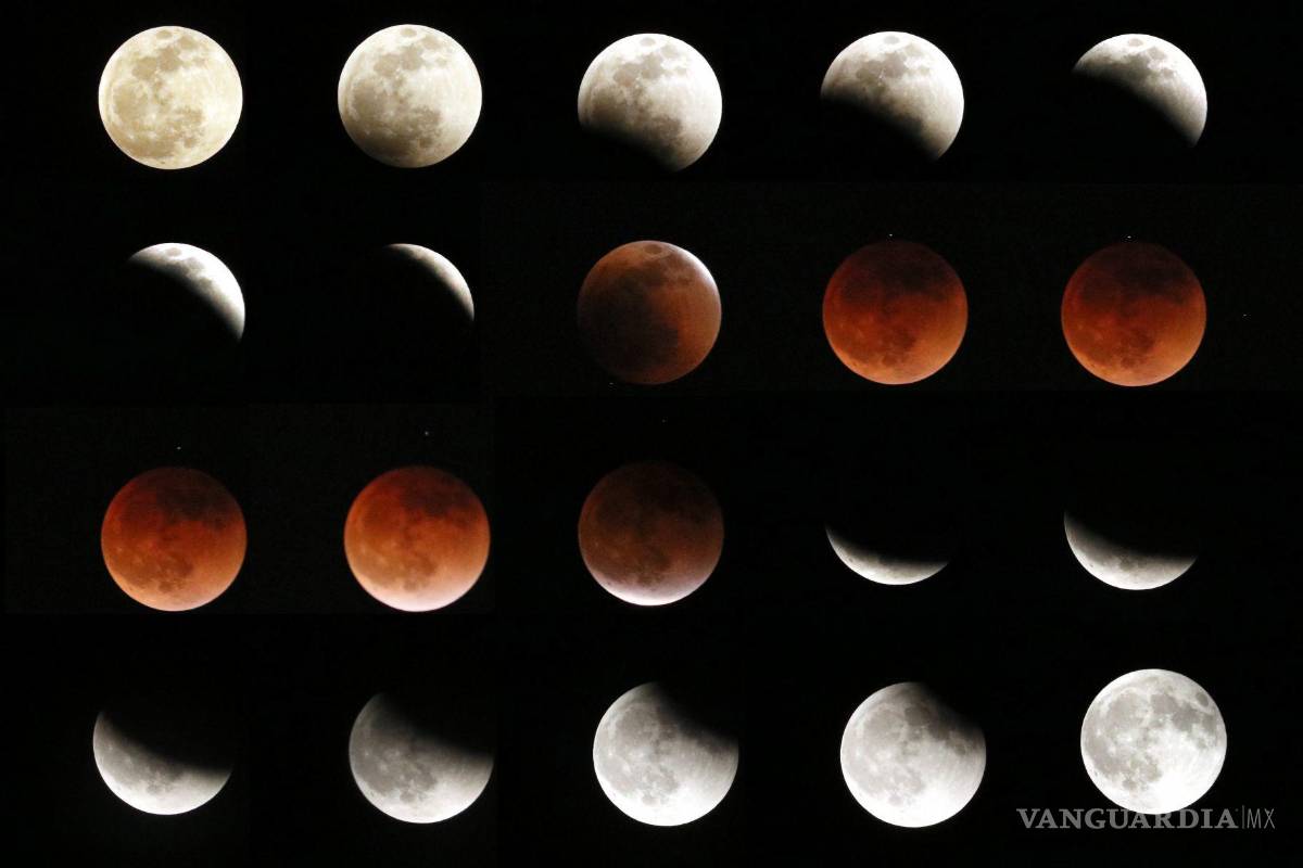 Así se vio el eclipse total de Luna en el mundo, fotografías
