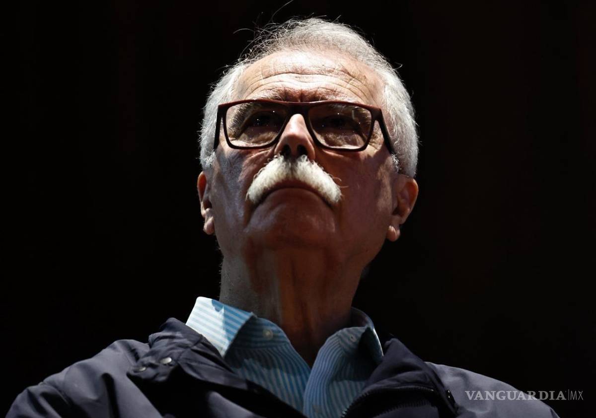 $!El representante del Comité 1968, Félix Hernández Gamundi, durante la presentación del informe ‘Verdades innegables. Por un México sin impunidad’.