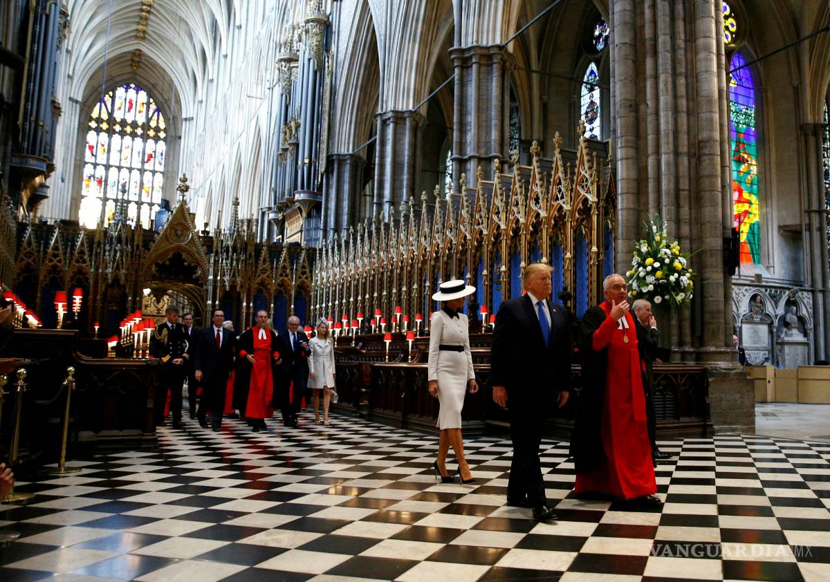 $!Inicia Trump en Londres su visita de Estado criticando al alcalde Sadiq Khan