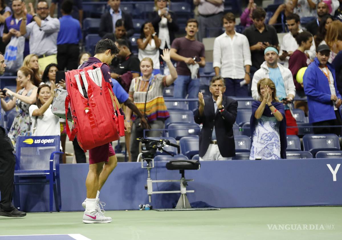 $!Djokovic deja en el camino a Nishikori y va contra Del Potro