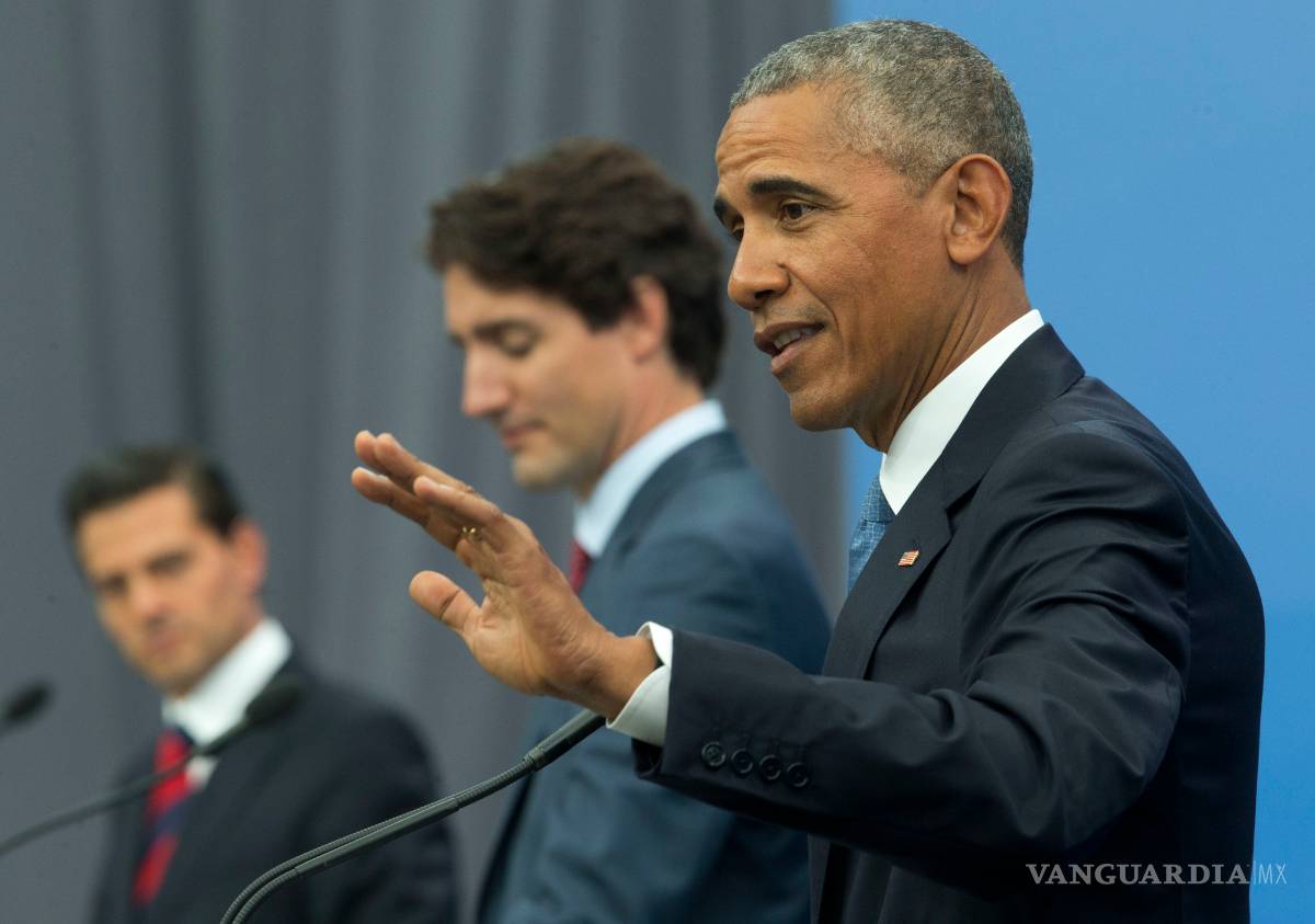 $!México, Estados Unidos y Canadá logran histórico acuerdo climático