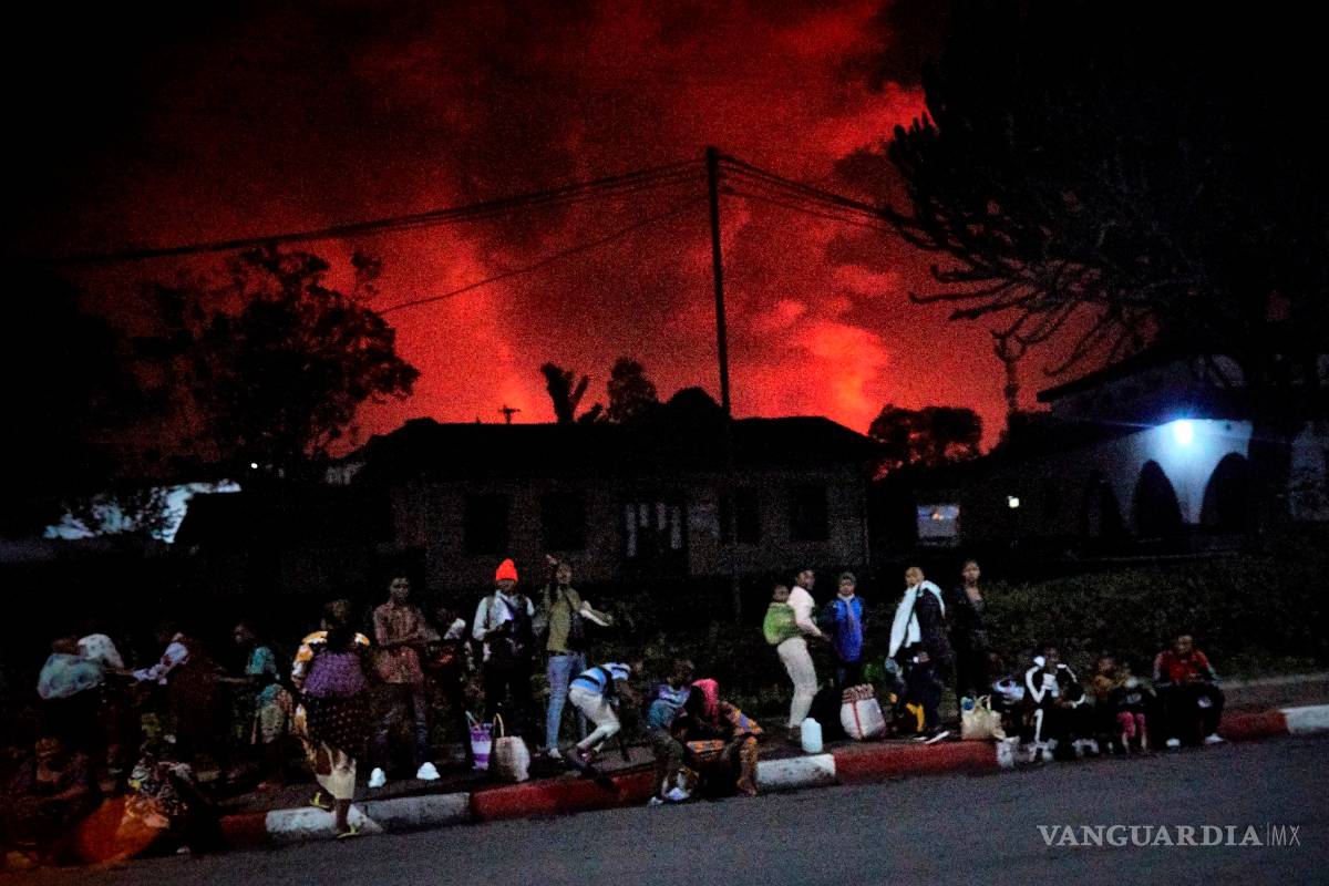 Hace erupción volcán en El Congo