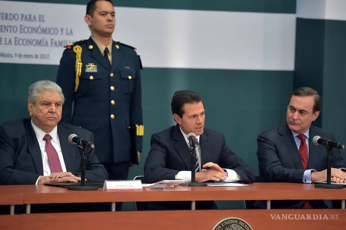Coparmex no firma acuerdo de EPN; es improvisado e insuficiente, dice