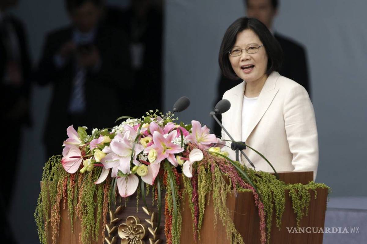 Toma posesión Tsai Ing-wen como primera presidenta de Taiwan