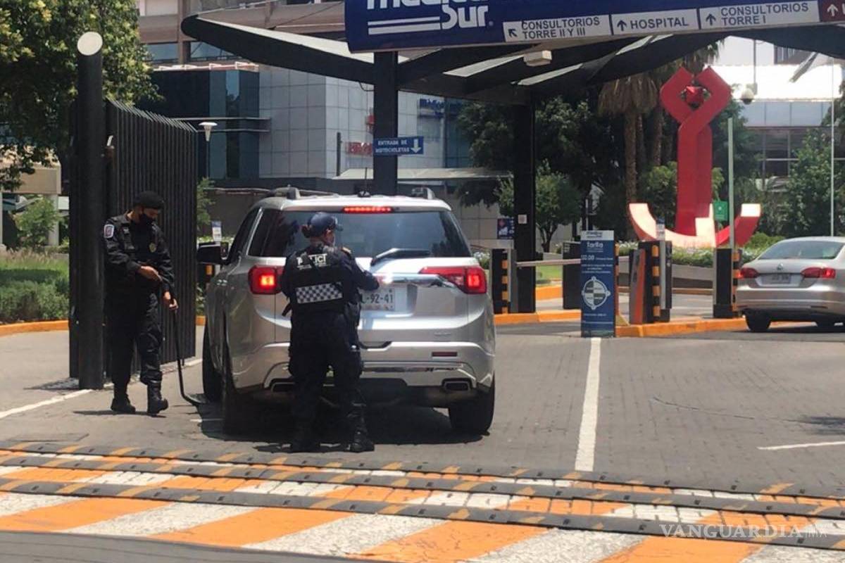 Redoblan seguridad en hospital donde convalece García Harfuch