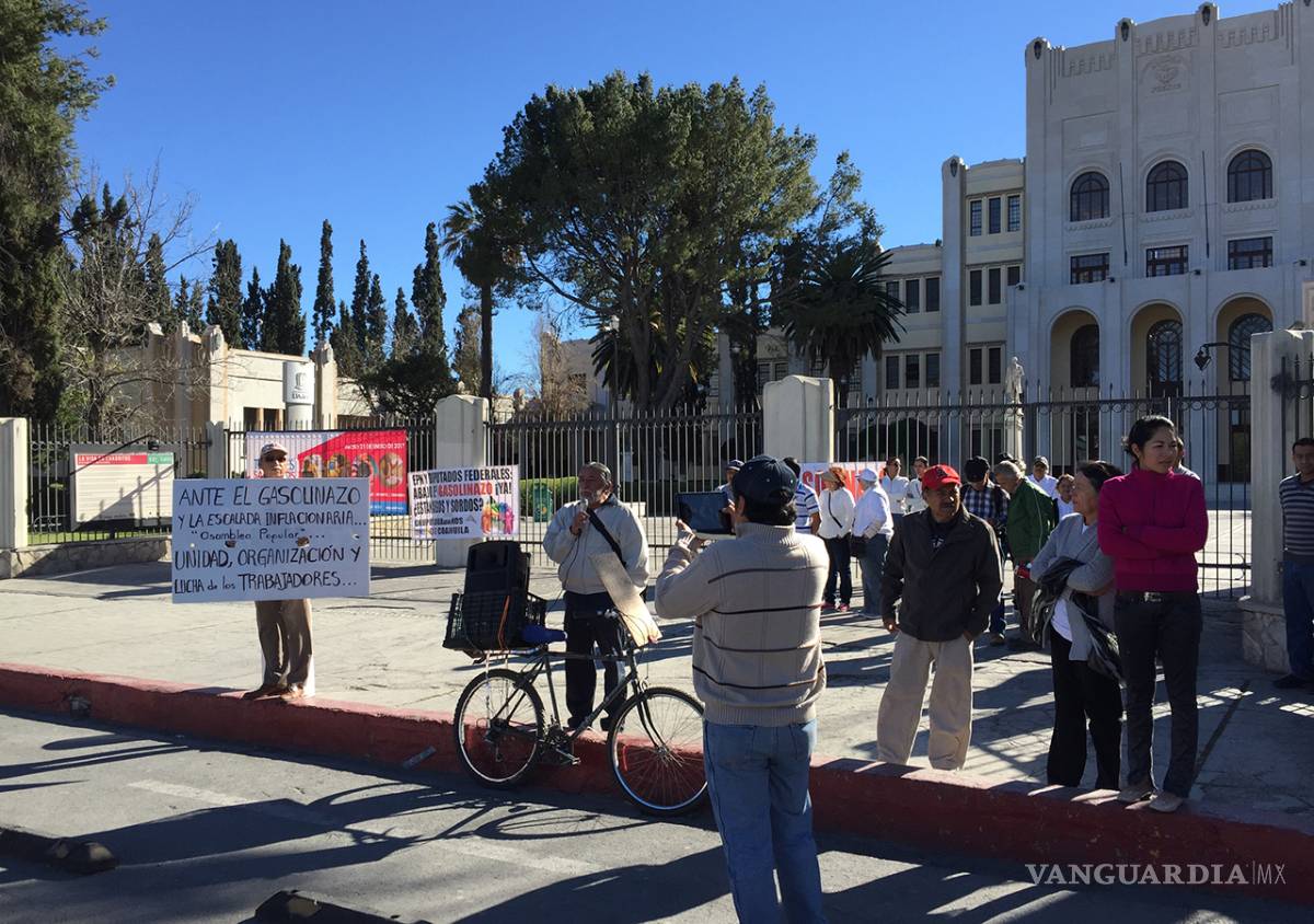 $!Nueva movilización en Saltillo por gasolinazo