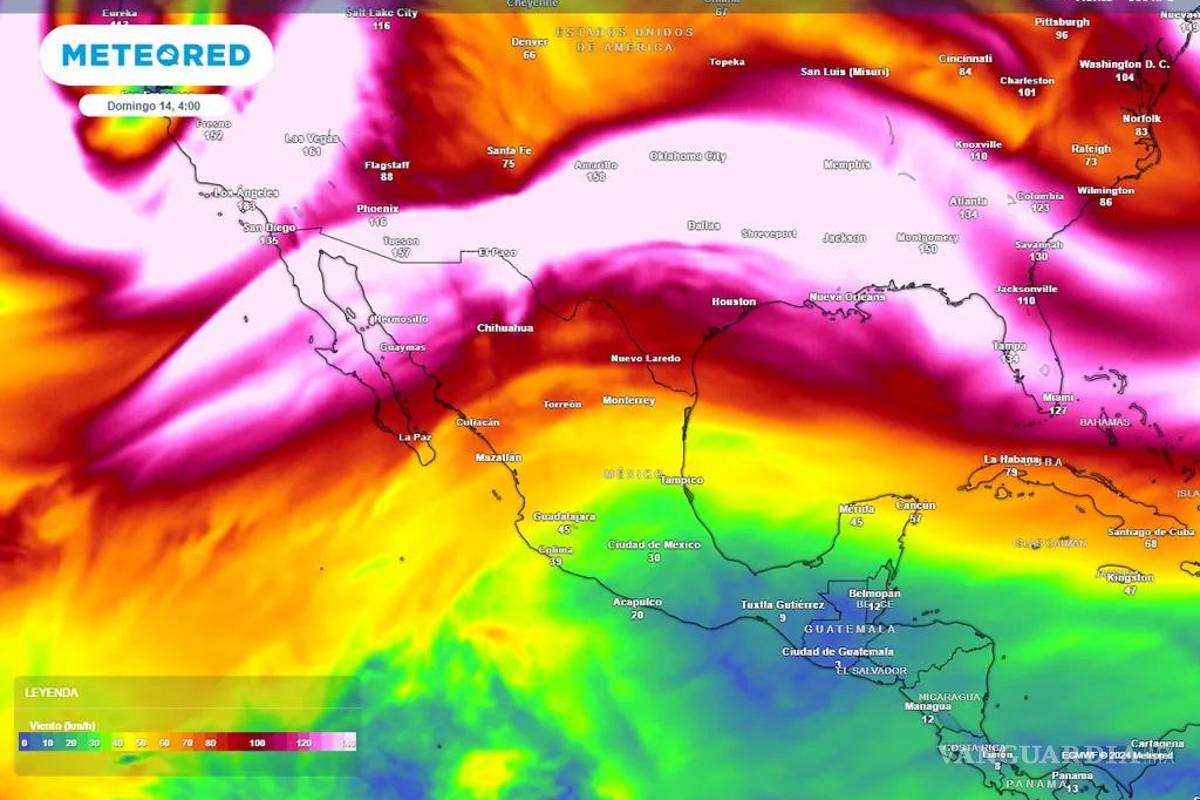 $!Circulación anticiclónica dominará próximos 5 días, llegando vaguada polar posteriormente.