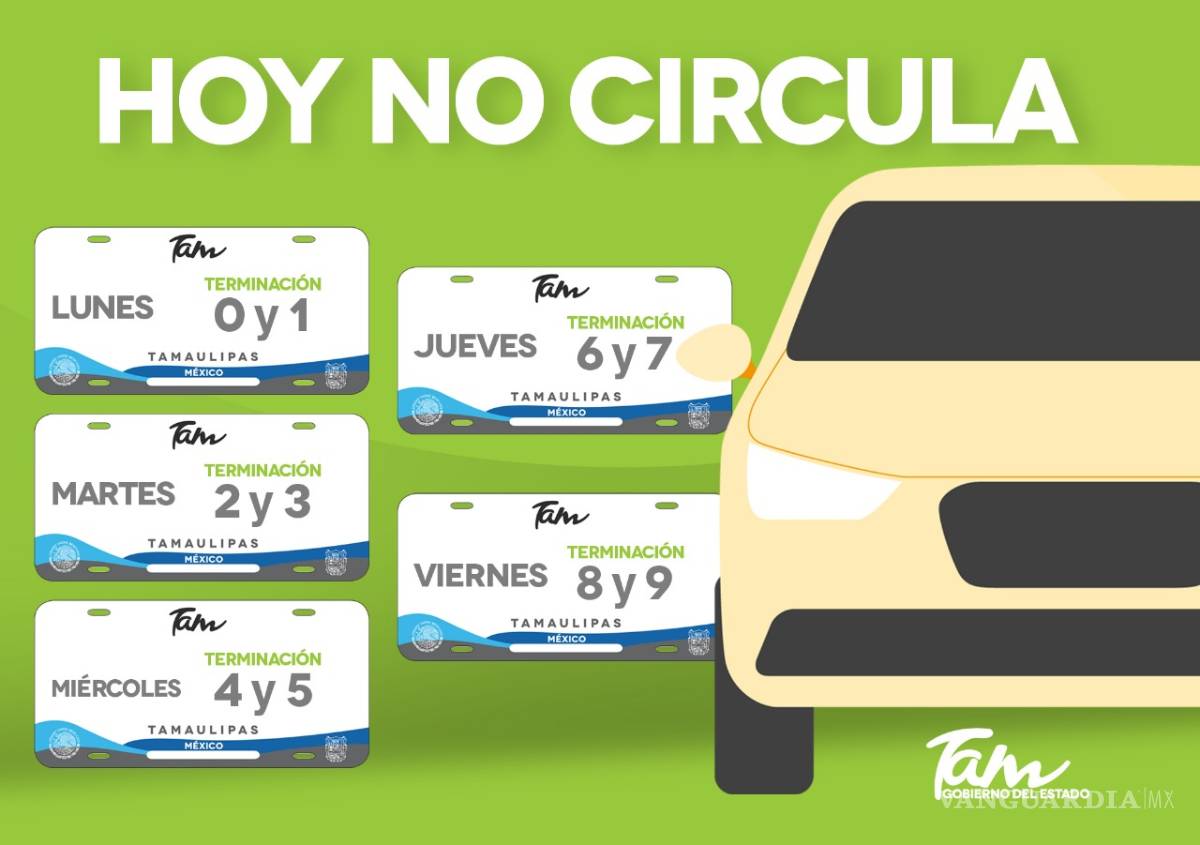$!¿Vas a viajar a Tamaulipas? Toma precauciones ante el ‘doble no circula’