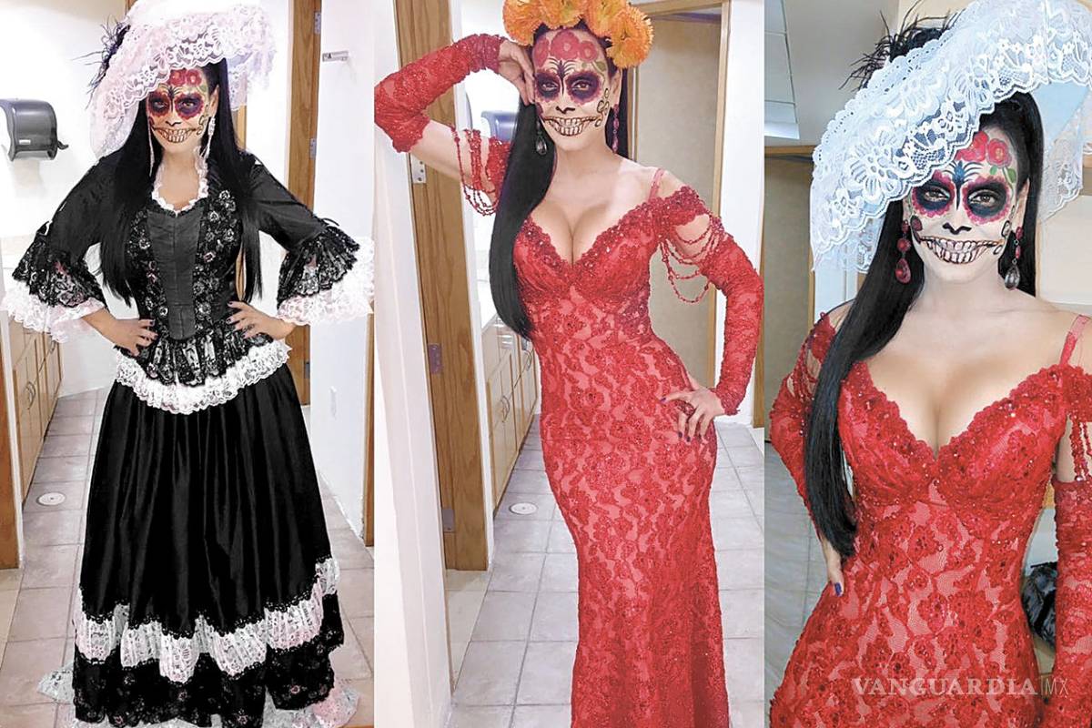 Maribel Guardia, una sexy catrina que levanta hasta al más muerto