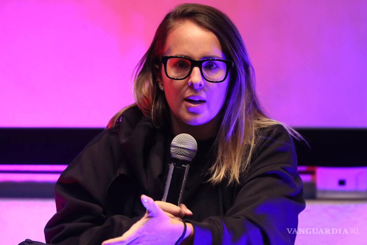 $!La confundadora de la ONG Reinserta, Saskia Niño de Rivera, durante una rueda de prensa en el Papalote Museo del Niño de Ciudad de México.