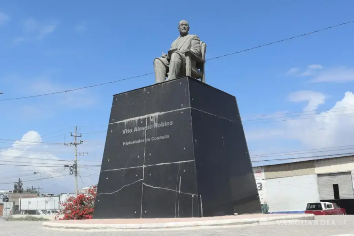 ¿Quién fue Vito Alessio Robles? El hombre detrás de la estatua reubicada en Saltillo