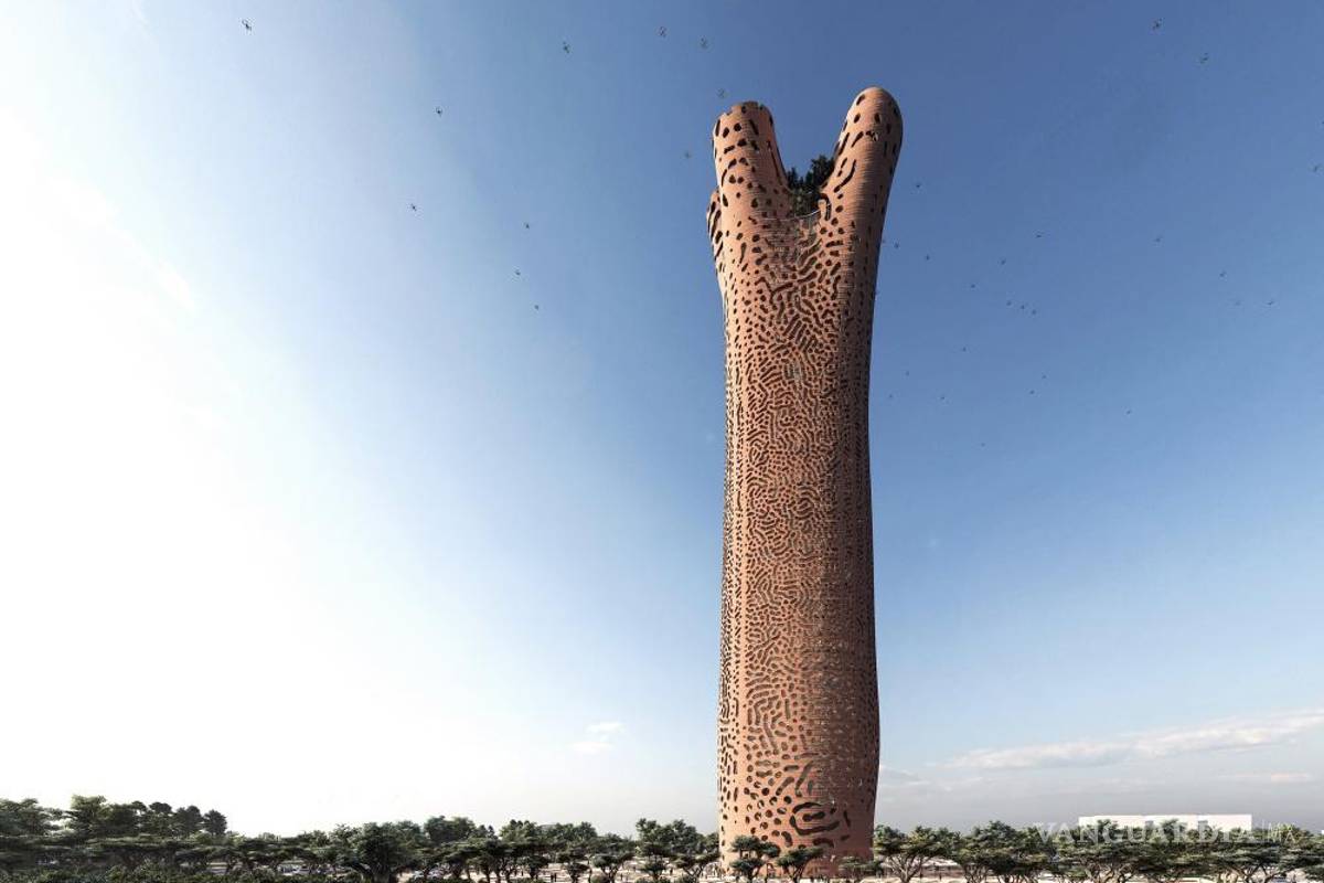 $!'Torre de la Vida', en primer plano.