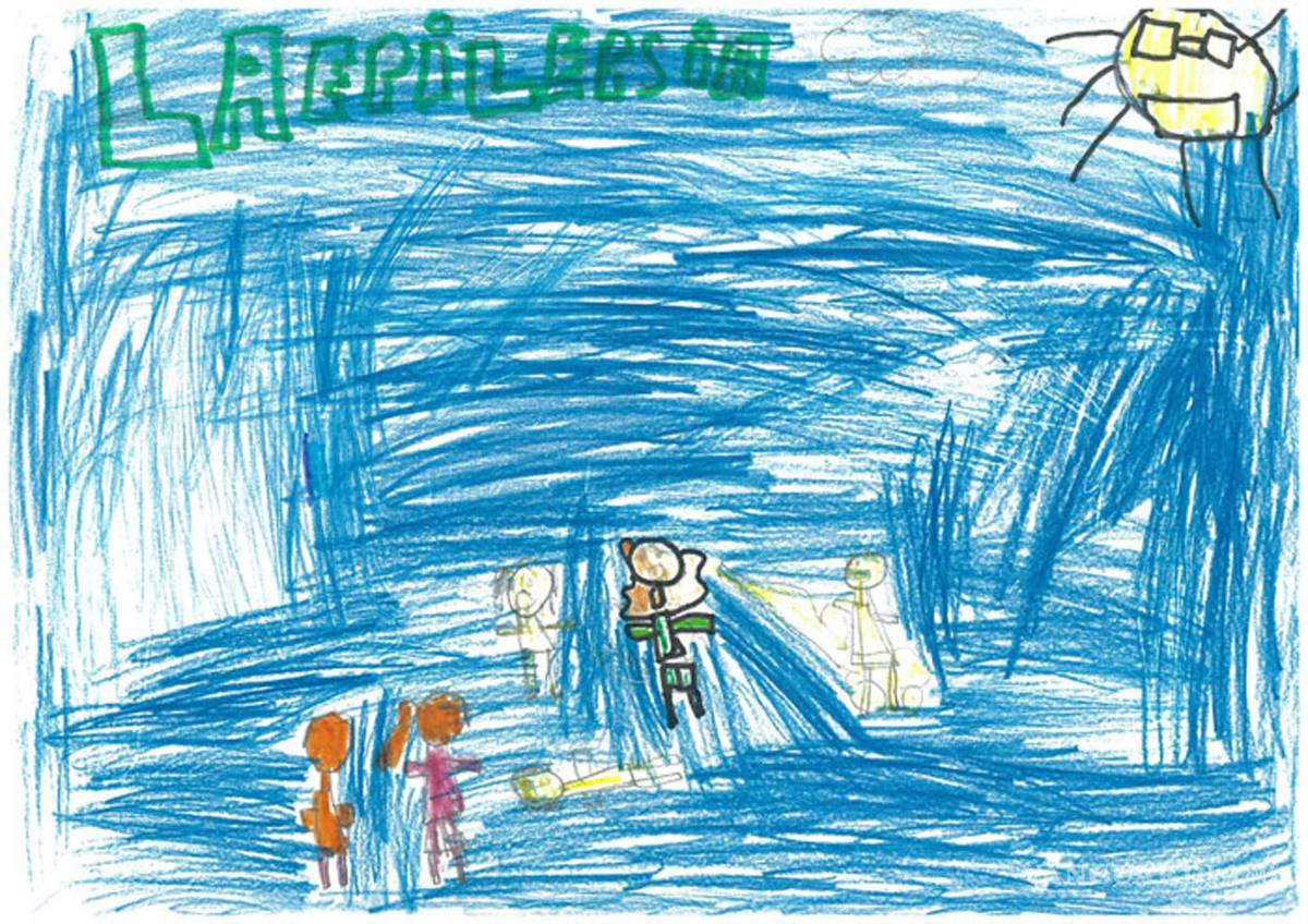 $!Dibujo escolar durante la campaña conocer la Epilepsia Nos Hace Igualesí, que se realiza todos los años en España.