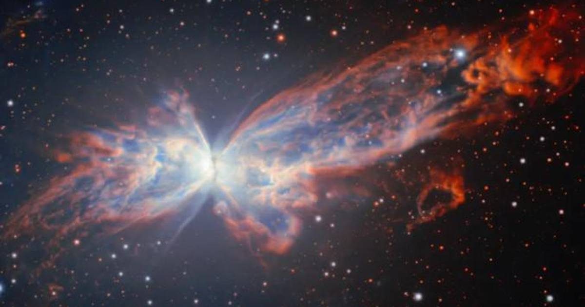 Telescopio en Chile capta impresionante imagen de una mariposa cósmica