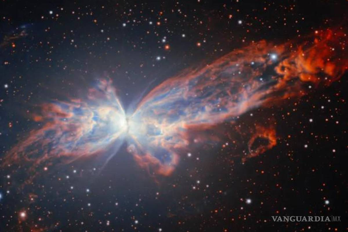 Telescopio en Chile capta impresionante imagen de una mariposa cósmica