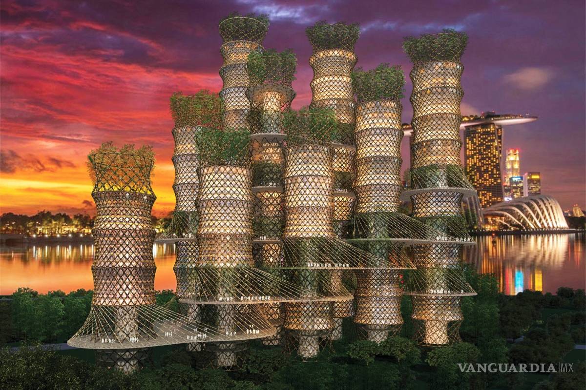 Rascacielos de bambú, inspirados y aliados con la naturaleza