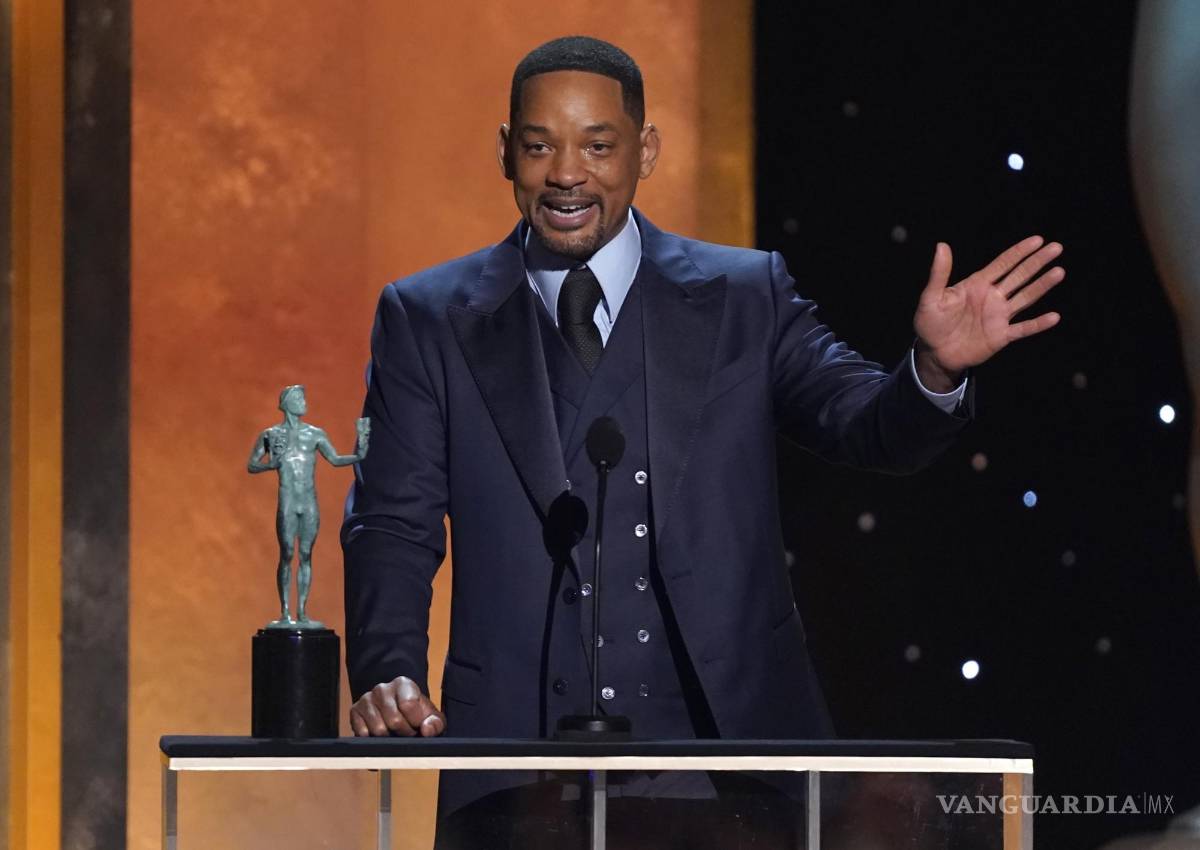 $!Will Smith recibió el Premio SAG al Mejor Actor por su trabajo en King Richard, el primer SAG Awards de Smith.