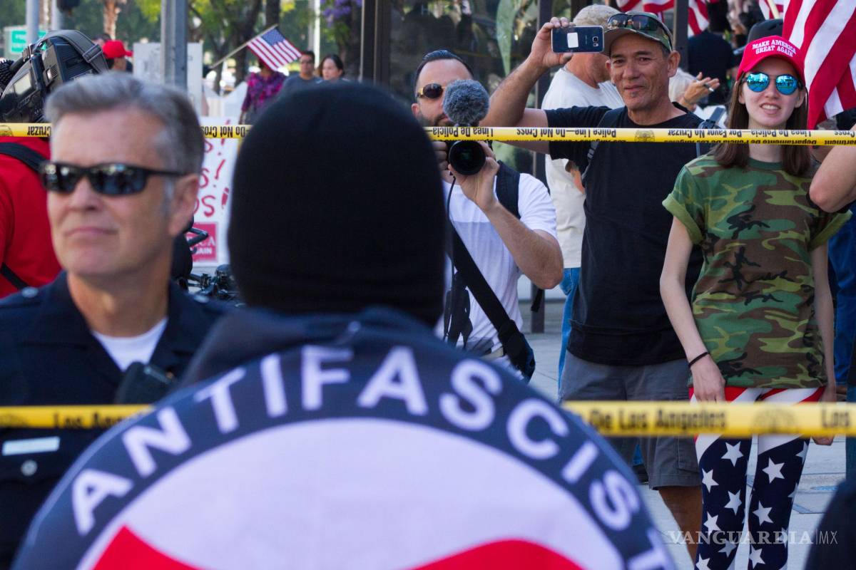 $!En el primer mandato de Trump y su administración señalaron a antifa como responsable de la violencia en las protestas por el asesinato de George Floyd.
