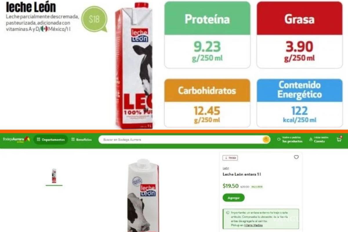 $!¿Cuánto cuesta la leche más económica y de mejor calidad en México?