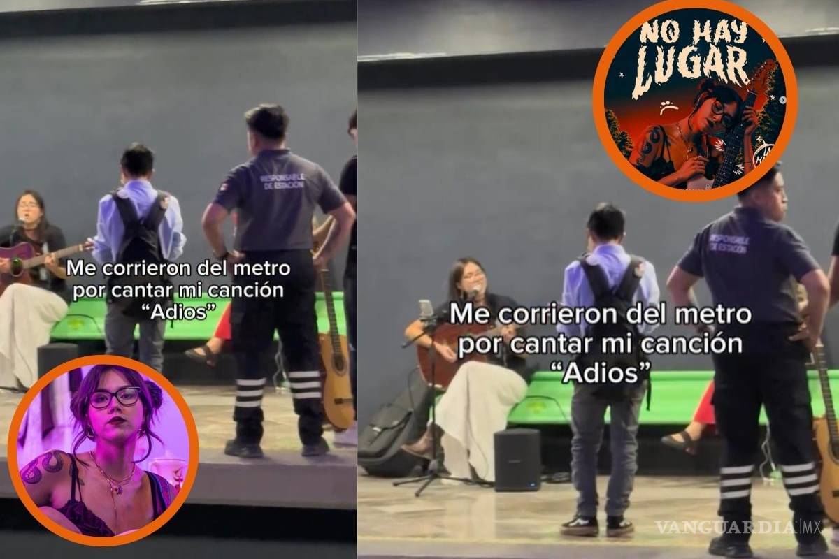 ‘Ya me voy’: corren a la artista saltillense ‘Marlu’ del Metro de Monterrey por cantar; usuarios la defienden (VIDEO)
