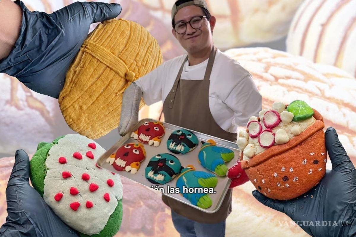¿Conchas de pozole, tamal y pastor? Joven de Iztapalapa crea original pan dulce desde su casa (VIDEO)