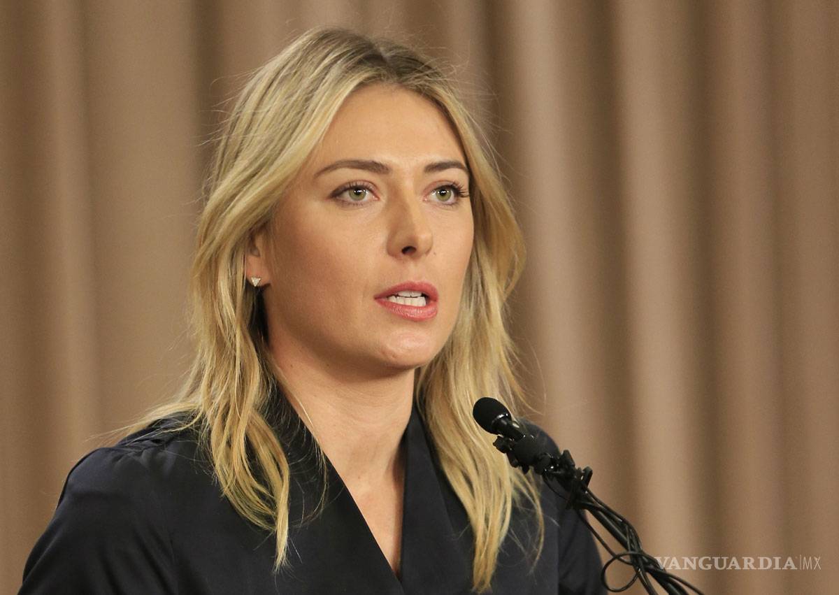 $!Sharapova será suspendida por la Federación Internacional de Tenis