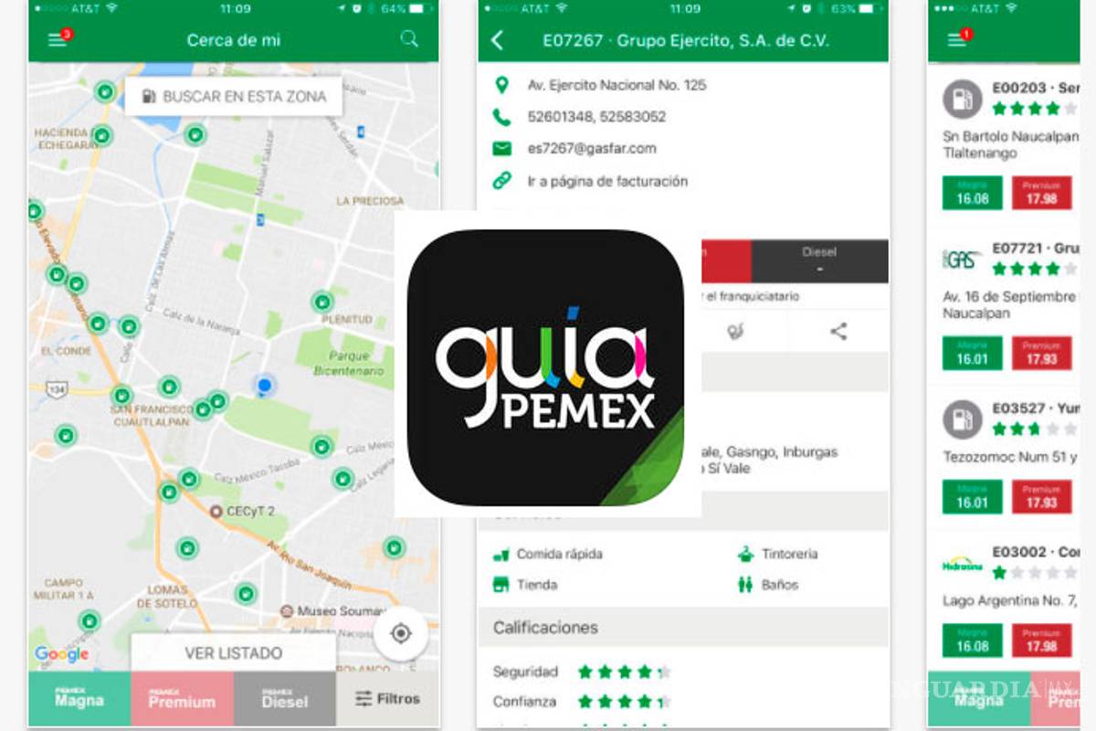 Pemex lanza app para saber precios en gasolineras