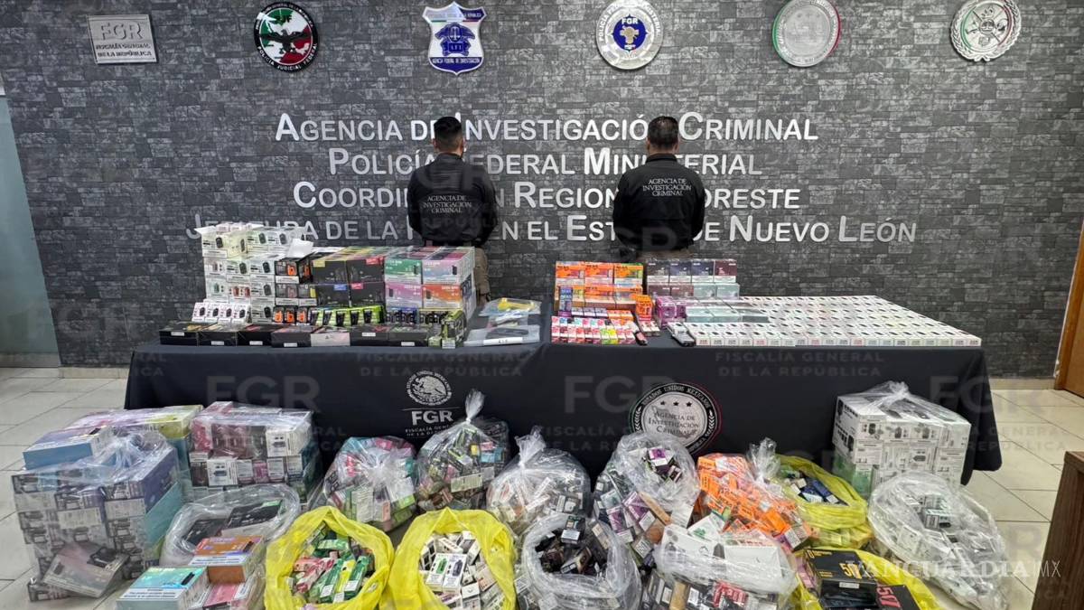 Cateo deja tres detenidos y el aseguramiento de casi 3 mil vapeadores, en NL