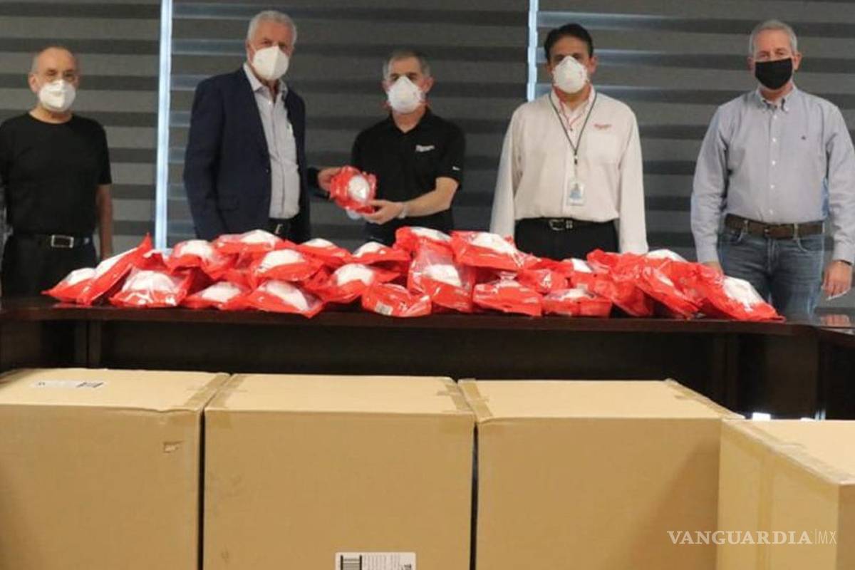 Torreón recibe donación de cubrebocas N95 por parte de Milwaukee Tools