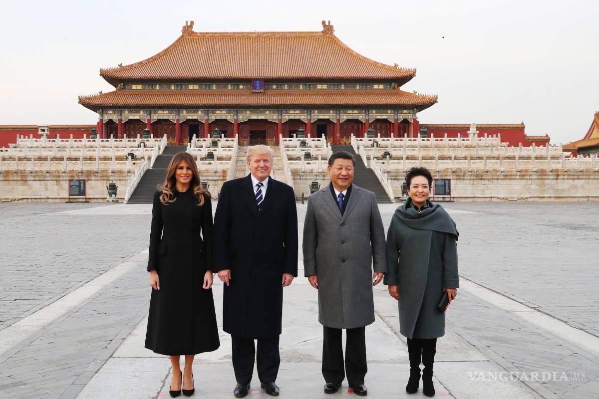 Xi Jinping y Trump visitan tres salones principales del Museo del Palacio en China