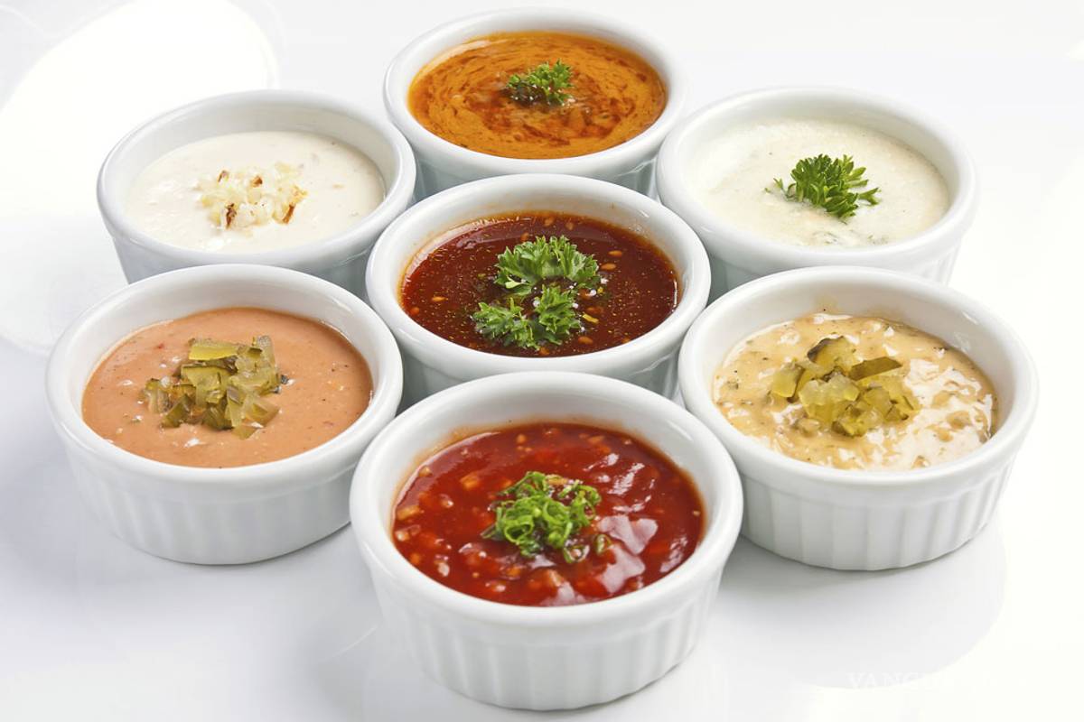 Salsas, poca cantidad e ingredientes naturales
