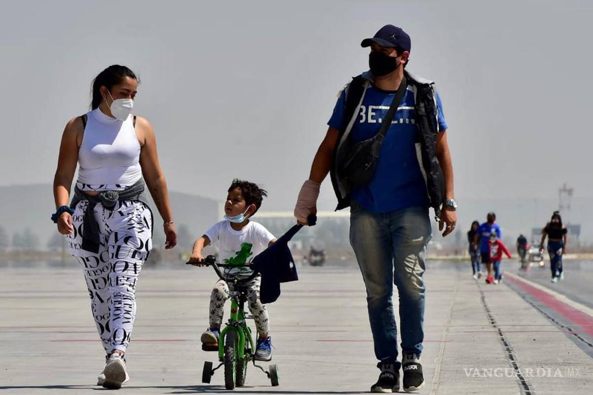 Miles acudieron al paseo ciclista en la Base Aérea Militar de Santa Lucía