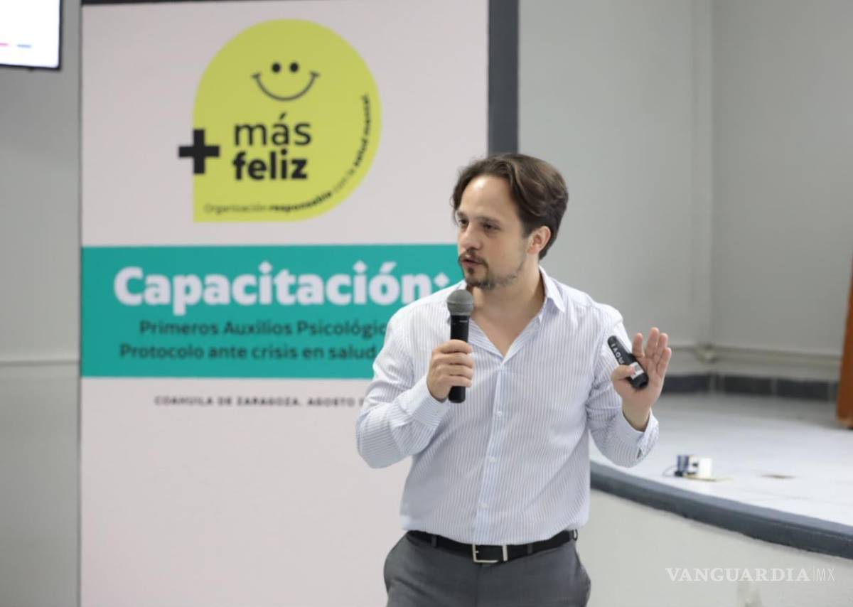$!El programa también contempla formación en primeros auxilios psicológicos y actuación ante crisis en centros laborales.