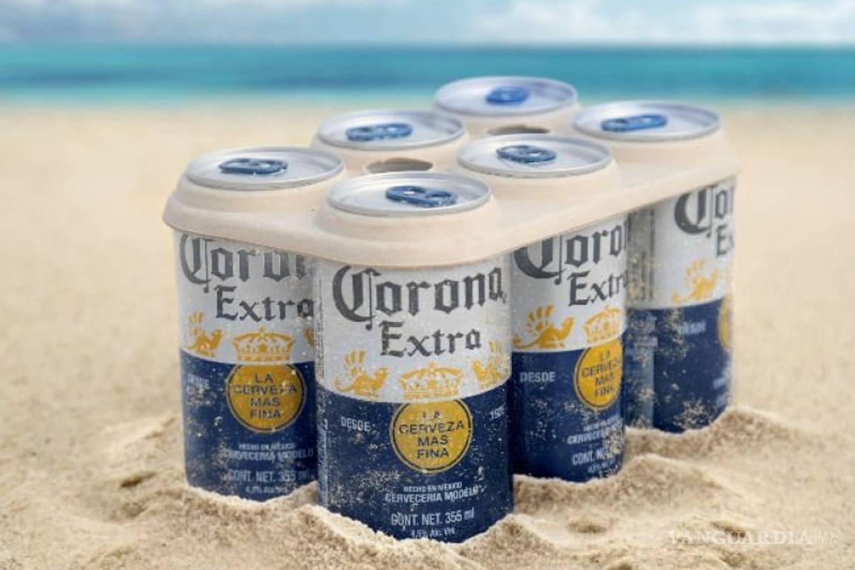 ¡Adiós a los empaques del 'six pack'! cerveza Corona lo sustituye por material ecológico