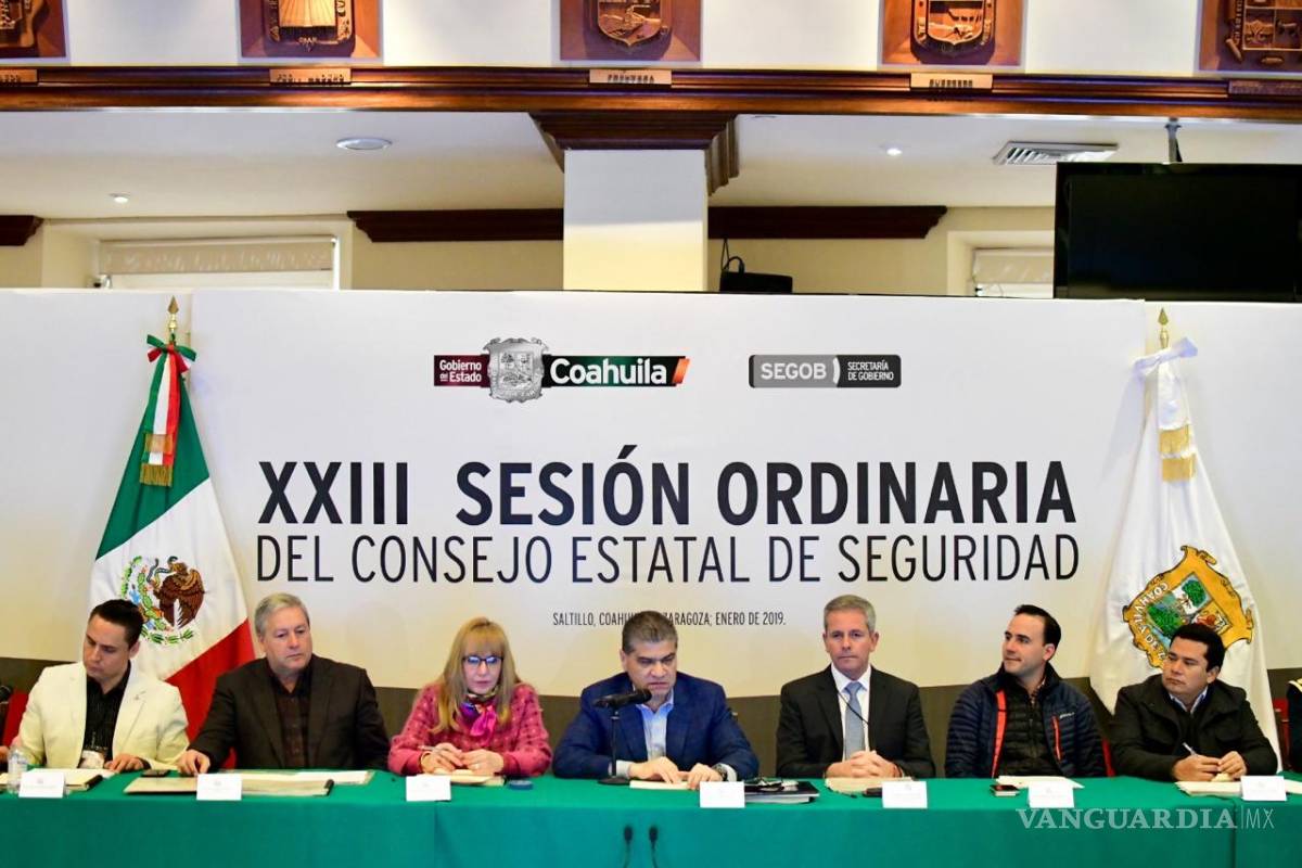 Ratifica Coahuila coordinación para la seguridad