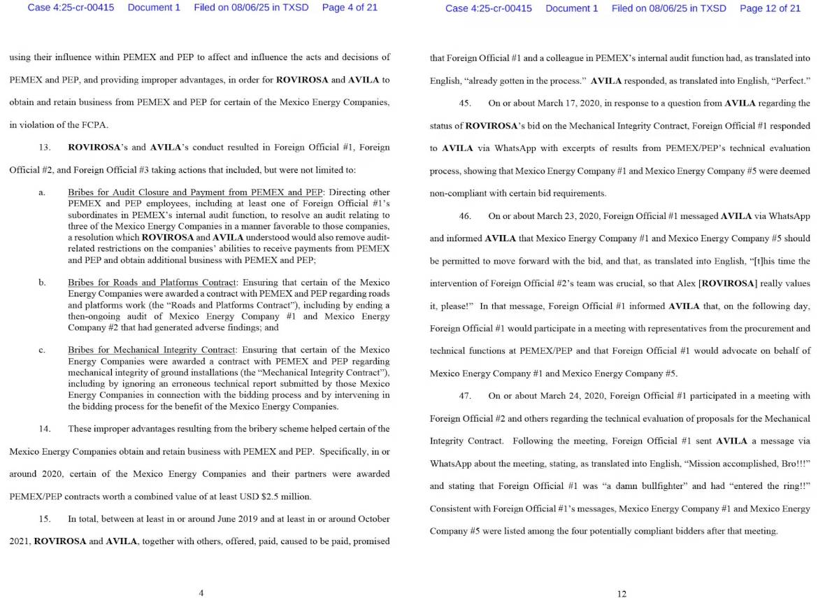 $!Relojes de lujo, bolsos y millones en efectivo: así fueron los sobornos dentro de Pemex, denunciados por EU