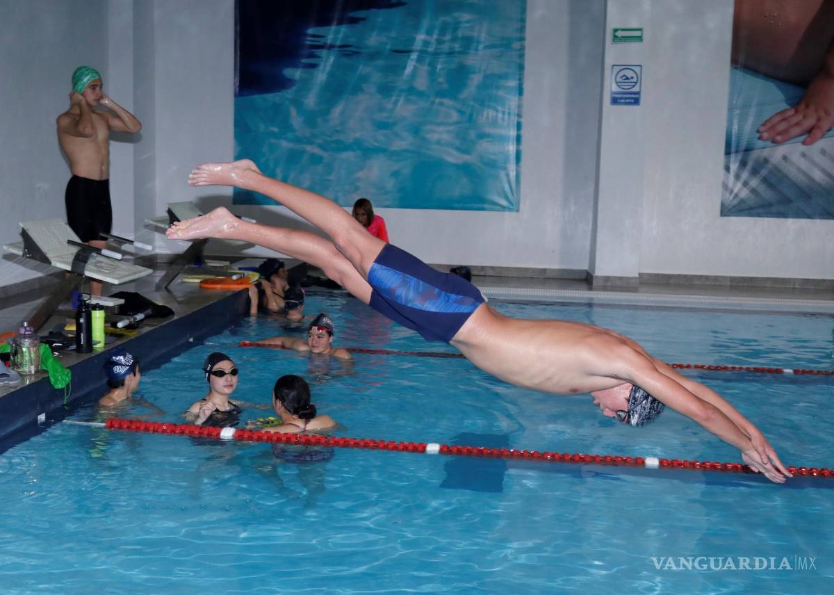 $!Saltillo-28-Marzo-2023.Javier Díaz Lopez nadador Saltillense