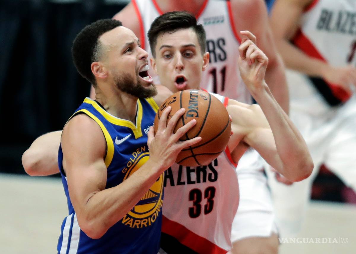 $!¡Nadie los detiene! Los Warriors vencen a los Trail Blazers y son campeones de la Conferencia Oeste