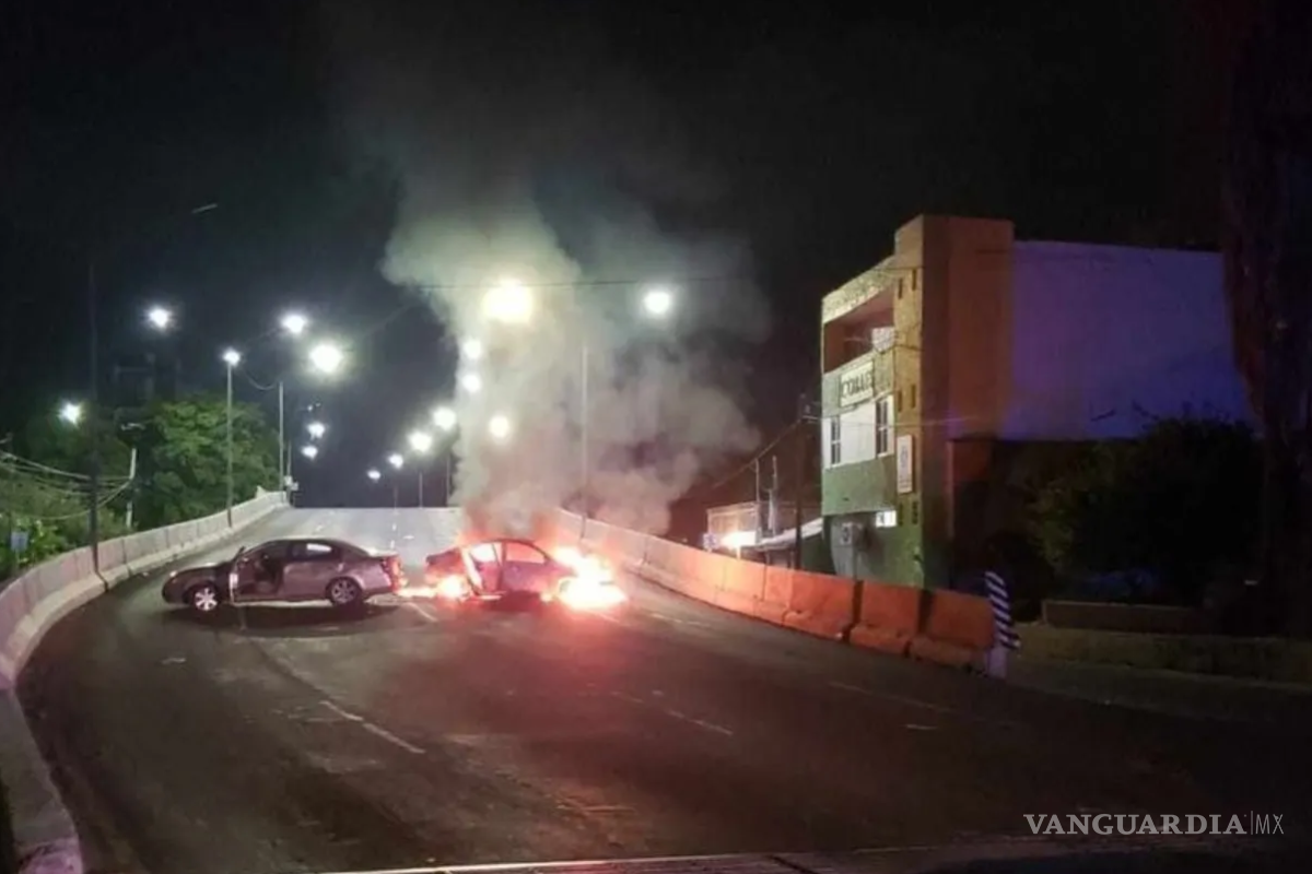 Persiste violencia en Culiacán pese a Fuerzas Armadas; reportan bloqueos, robos y quema de vehículos