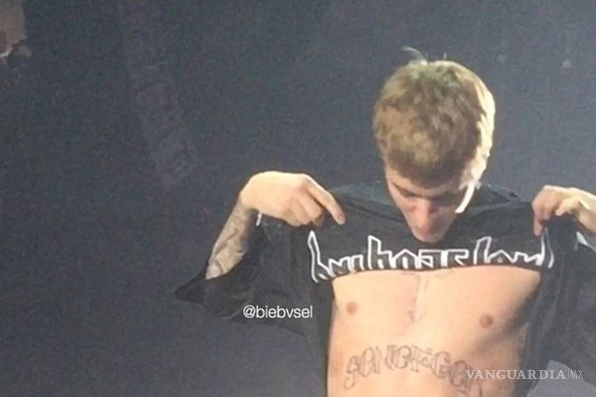 Este es el nuevo tatuaje de Justin Bieber