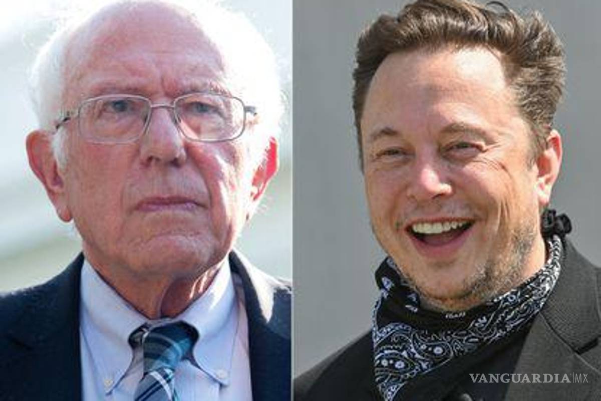 Por los impuestos, Elon Musk se enfrenta con Bernie Sanders
