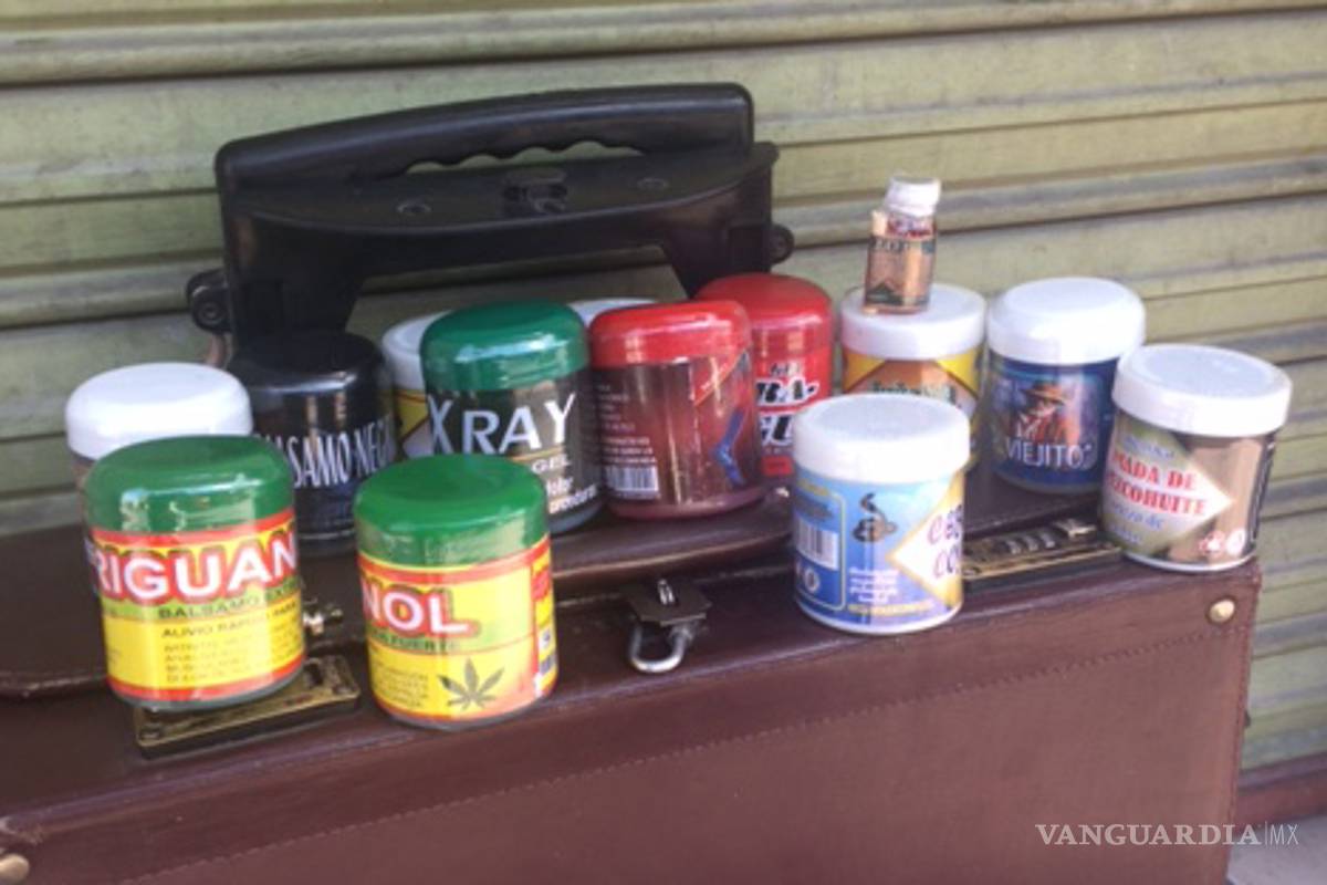 Pese a prohibición, vende “Mariguanol” en las calles de Saltillo, la pomada “para muchos males”